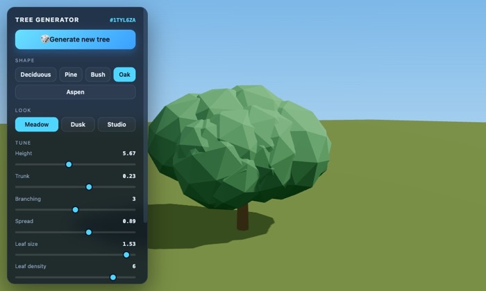 Procedural Tree Generator